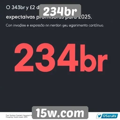 Perspectivas de crescimento para o 234br em 2025